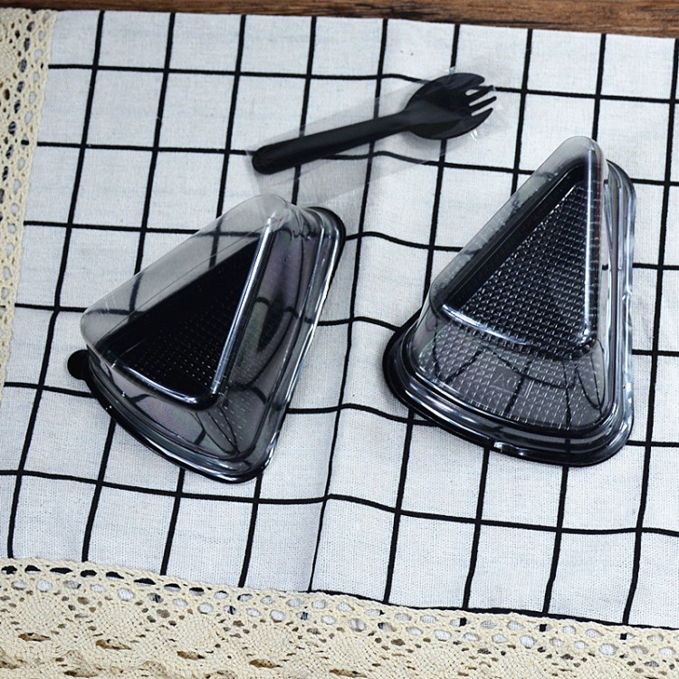 Cake Box Fromage Triangle Transparent, Cake Box 6 pouces 8 pouces coupés 8 pièces