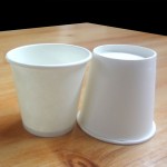 Petit gobelet blanc jetable supermarché boisson d'essai sur place gobelet de dégustation 2,5a 60ml 