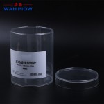 Boîte cylindrique en PVC, rouleau transparent à trois côtés