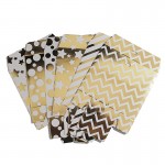 Boîte cadeau simple et polyvalente en or chaud petite boîte cadeau nougat flocon de neige boîte d'emballage croustillante Boîte cadeau boîte à bonbons boîte trapézoïdale