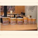 Seau à pop-corn, seau de papier à pop-corn jetable, personnalisé