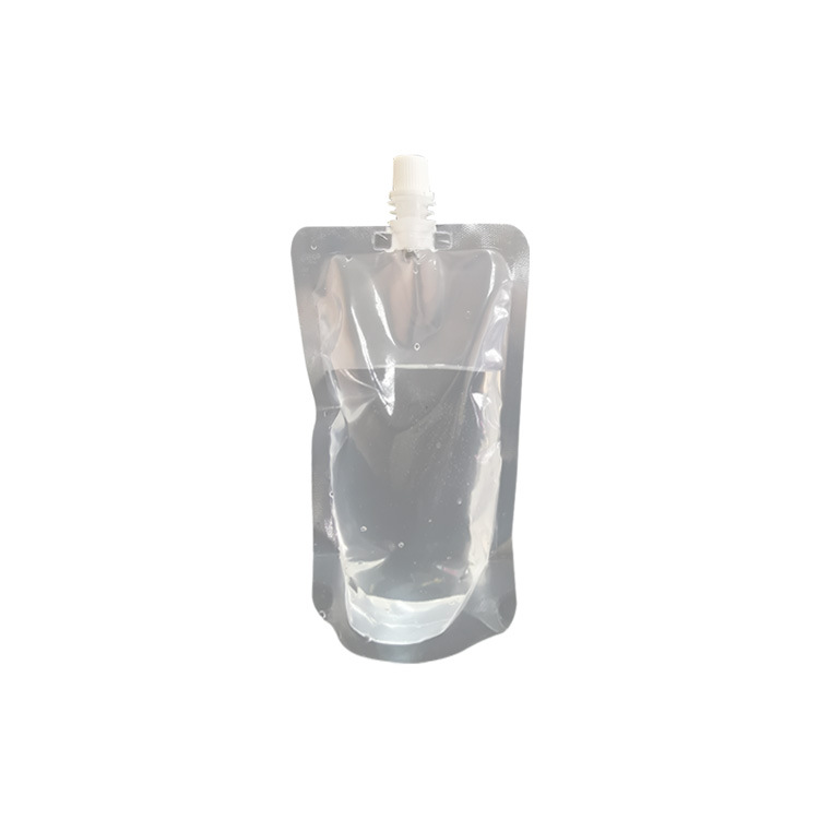 Sac de boisson de buse sac de lait de lait de soja sac de thé sac de remplissage de jus scellé sac transparent autoportant jetable peut être personnalisé impression