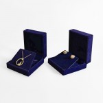 Boîte Flip Bijoux, Boîte Cachemire Bijoux, Mode collier box