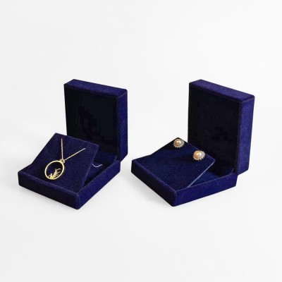 Boîte Flip Bijoux, Boîte Cachemire Bijoux, Mode collier box