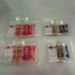 Boîte d'emballage de sushi Boîte à lunch jetable à emporter Boîte à rouleaux de viande Grande, moyenne et petite Boîte d'emballage de fruits transparents en plastique profond