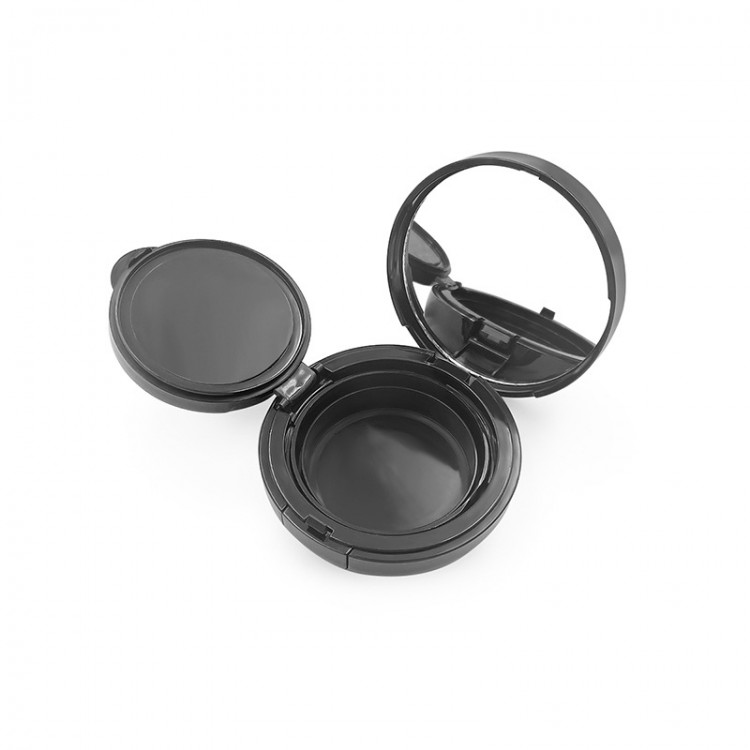 Coussin d'air rond au comptant matériau d'emballage coussin d'air noir boîte BB cosmétique couleur emballage cosmétique salon de beauté boîte de crème CC