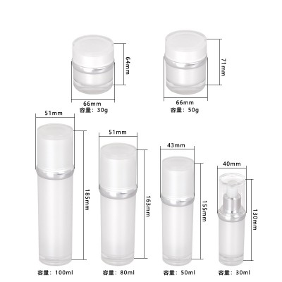 Flacon cosmétique, ensemble de flacons crème hydratante, essence de soin de la peau emballage personnalisé