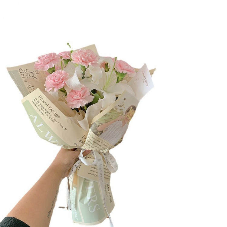 Vêtements floraux, emballage de fleurs