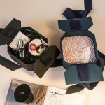 Rose Creative Gift Box Valentine birthday girl Gift Box Cosmetics Marriage Eight sides Hand Pack