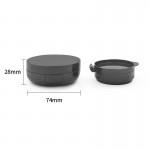 Coussin d'air rond au comptant matériau d'emballage coussin d'air noir boîte BB cosmétique couleur emballage cosmétique salon de beauté boîte de crème CC