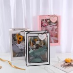 Fête des mères créativité INS Window Gift Bag birthday gift Flower Handbag Open Window Flower Bag Packing Paper Bag