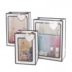 Fête des mères créativité INS Window Gift Bag birthday gift Flower Handbag Open Window Flower Bag Packing Paper Bag