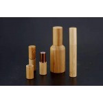 Flacon de crème acrylique en bambou rond comme flacon à vide 15 30 50g ml matériau d'emballage cosmétique de haute qualité