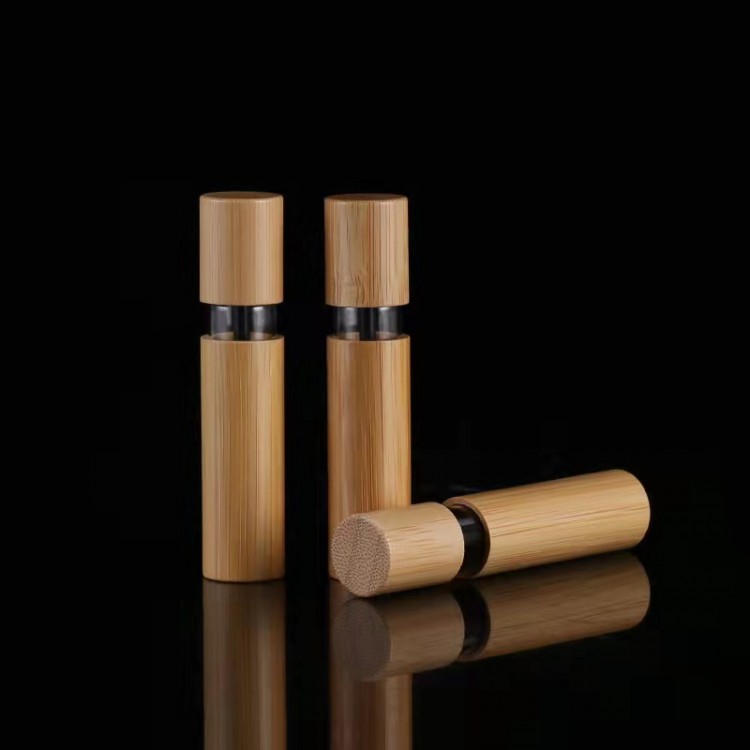 Emballage cosmétique 10 ml boîte complète de Mascara en bambou tube vide brosse à cils en silicone