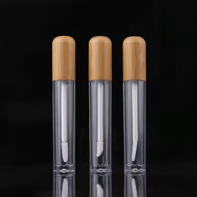 Matériau d'emballage 5ml DIY auto - fabriqué tube de rouge à lèvres recouvert de bambou couleur des lèvres glaçure des lèvres vide teinture des lèvres liquide des lèvres miel des lèvres sous - embouteillage