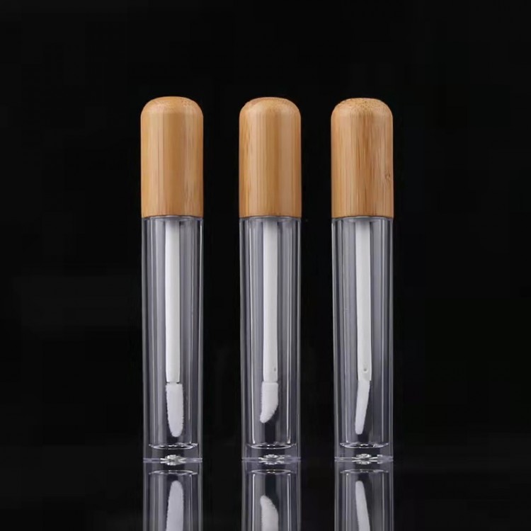 Matériau d'emballage 5ml DIY auto - fabriqué tube de rouge à lèvres recouvert de bambou couleur des lèvres glaçure des lèvres vide teinture des lèvres liquide des lèvres miel des lèvres sous - embouteillage