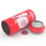 Boîtes de bonbons faciles à emballer et boîtes de fer créatives Cola moulage, emballage boisson personnalisé 